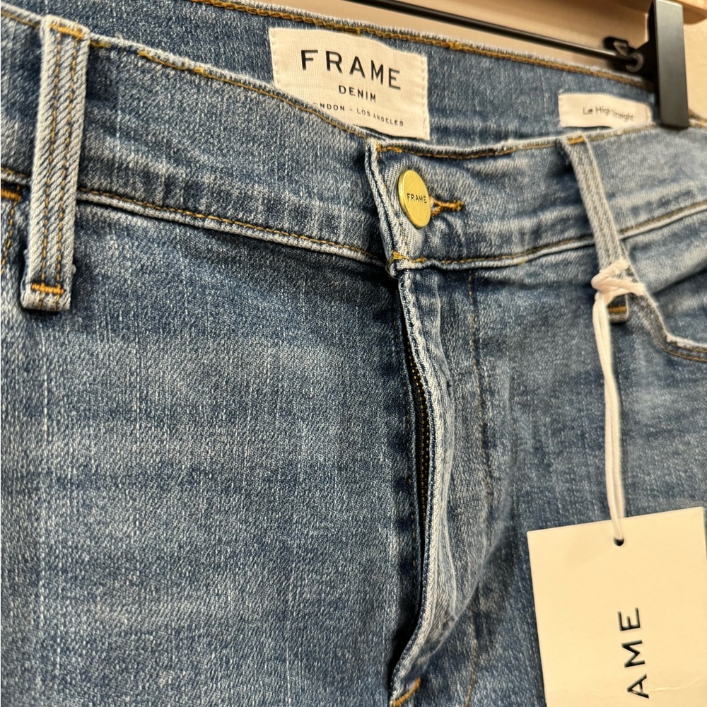 Frame le high straight jeans size 33 NWT - Picture 5 of 12